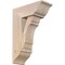 Ekena Millwork Olympic Traditional Smooth Bracket w/ Offset Brace, Douglas Fir, 7 1/2"W x 18"D x 26"H BKT0806X18X26OLY01SDF - alternate 1